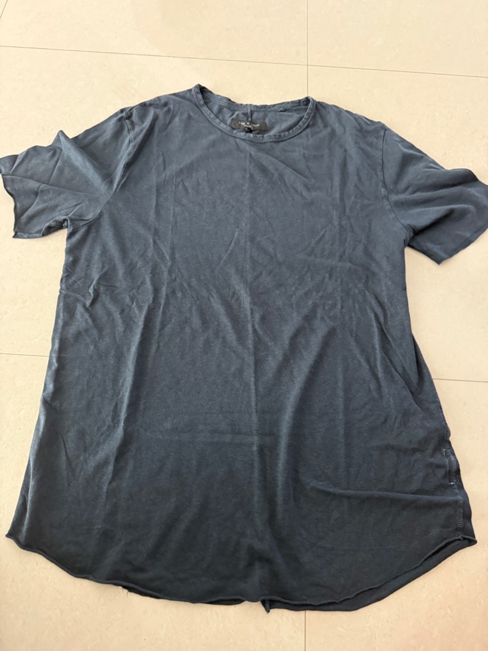 Men's Rag & Bone Classic Crew Neck T-Shirt - Navy Large